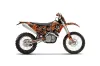 KTM C5 WCFW 250 Dirt Bike Graphic Kit - 2011 North Star Orange
