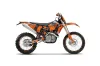 KTM C5 WCFW 250 Dirt Bike Graphic Kit - 2011 T Bomber Orange