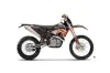 KTM C5 XC 125 / 525 Dirt Bike Graphic Kit - 2008-2010 Vegas Baller Black