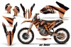KTM C7 SX / SX-F Dirt Bike Graphic Kit - 2011-2012 In Line Orange