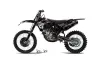 KTM C7 SX / SX-F Dirt Bike Graphic Kit - 2011-2012 Silver Star - Reloaded Black