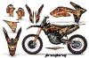 KTM C7 XC Dirt Bike Graphic Kit - 2012-2013 Firestorm Black