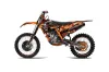 KTM C7 XC Dirt Bike Graphic Kit - 2012-2013 Mad Hatter Orange