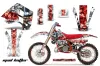 KTM C8 MXC / EXC 300 Dirt Bike Graphic Kit - 1990-1992 Mad Hatter White