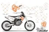 KTM C9 SX / SX-F / XC / XC-F Dirt Bike Graphic Kit - 2013-2015 Silver Star - Reloaded White