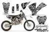 KTM SX 105 Dirt Bike Graphic Kit - 2004-2005 Skulls and Hammers White