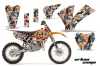 KTM SX 105 Dirt Bike Graphic Kit - 2004-2005 Urban Camo Orange