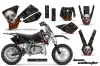 KTM SX 50 Adventure Jr / Sr Dirt Bike Graphic Kit - 2002-2008 Bone Collector Black