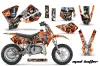 KTM SX 50 Adventure Jr / Sr Dirt Bike Graphic Kit - 2002-2008 Mad Hatter Orange