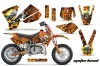 KTM SX 50 Adventure Jr / Sr Dirt Bike Graphic Kit - 2002-2008 Motorhead Orange