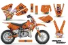 KTM SX 50 Adventure Jr / Sr Dirt Bike Graphic Kit - 2002-2008 Vegas Baller Orange