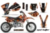 KTM SX 65 Dirt Bike Graphic Kit - 2002-2008 Mad Hatter Orange