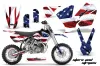 KTM SX 65 Dirt Bike Graphic Kit - 2002-2008 Star - s and Stripes