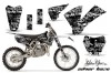 KTM SX 85 Dirt Bike Graphic Kit - 2004-2005 Silver Star - Silverhaze White