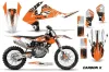 KTM SX-F / XC-F 250 / 350 / 450 Dirt Bike Custom Graphic Kit - 2016-2018