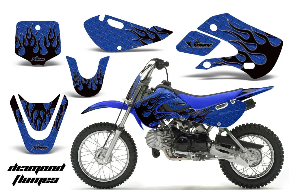 Suzuki DRZ 110 Dirt Bike Custom Graphic Kit - All Years