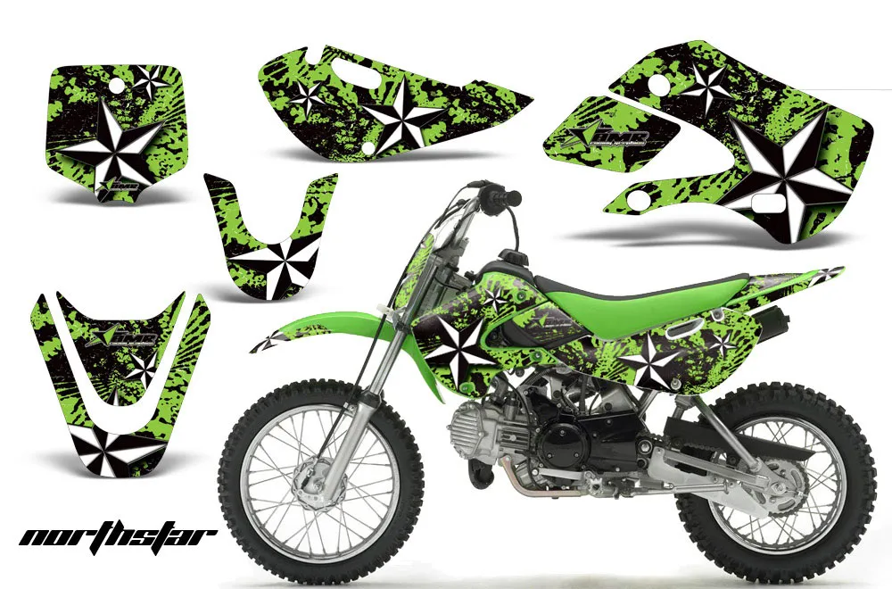 Suzuki DRZ 110 Dirt Bike Custom Graphic Kit - All Years