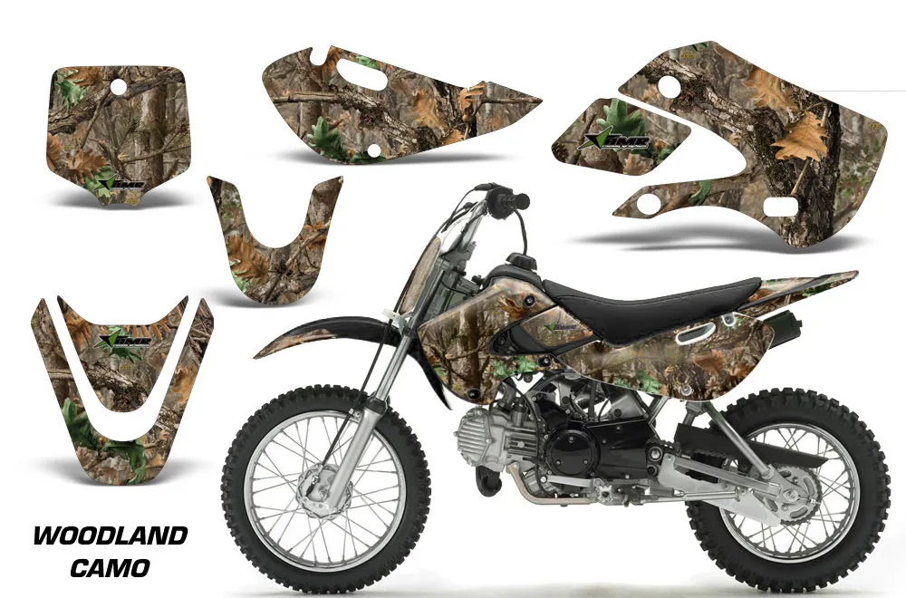 Suzuki DRZ 110 Dirt Bike Custom Graphic Kit - All Years