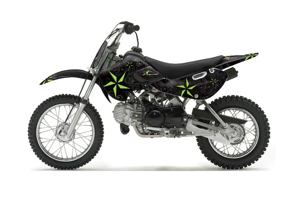 Suzuki DRZ 110 Dirt Bike Graphic Kit - All Years NorthStar Black