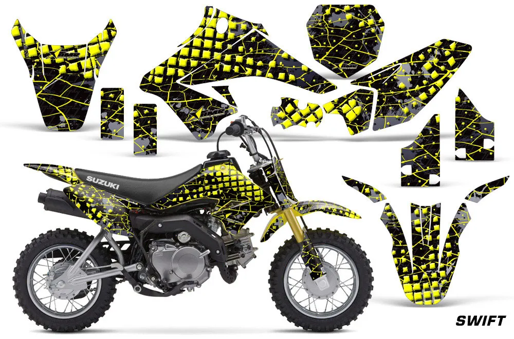 Suzuki DRZ 70 Dirt Bike Custom Graphic Kit - 2008-2016