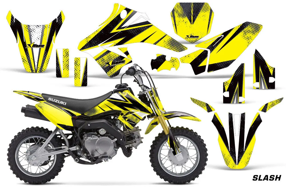 Suzuki DRZ 70 Dirt Bike Graphic Kit - 2008-2016 Slash Yellow