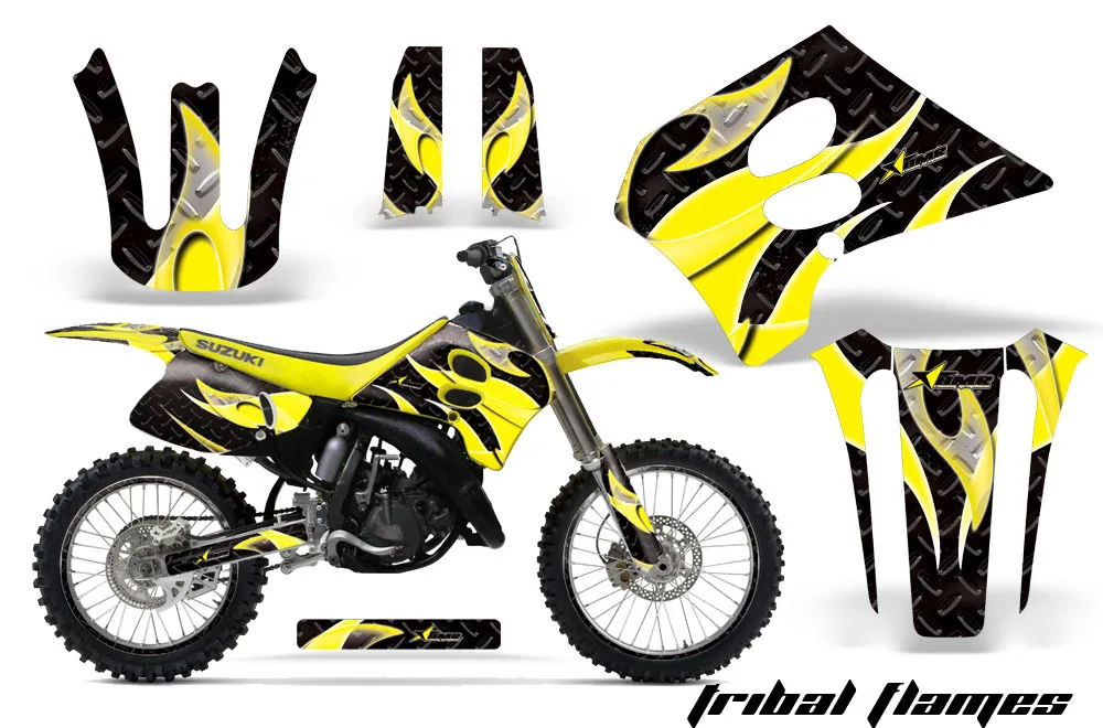 Suzuki RM 125 Dirt Bike Custom Graphic Kit - 1993-1995
