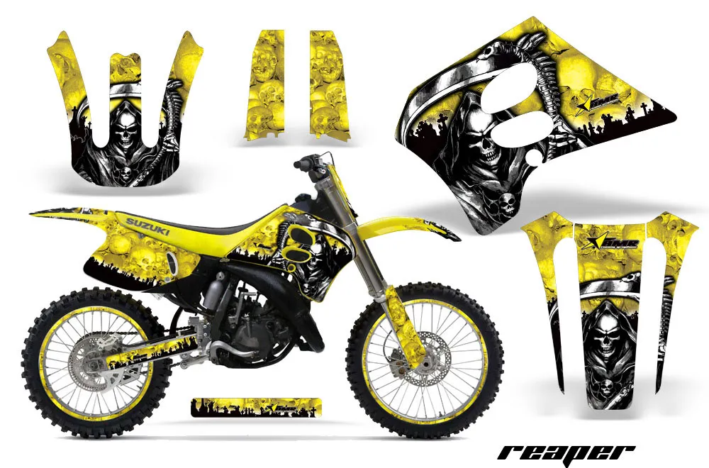 Suzuki RM 250 Dirt Bike Custom Graphic Kit - 1993-1995