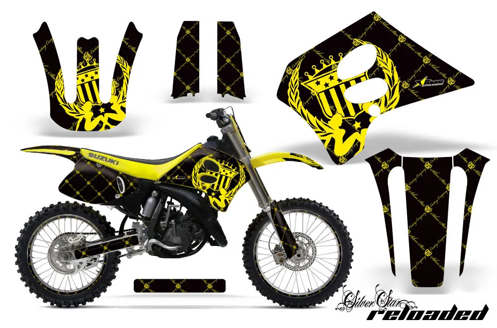 Suzuki RM 250 Dirt Bike Custom Graphic Kit - 1993-1995