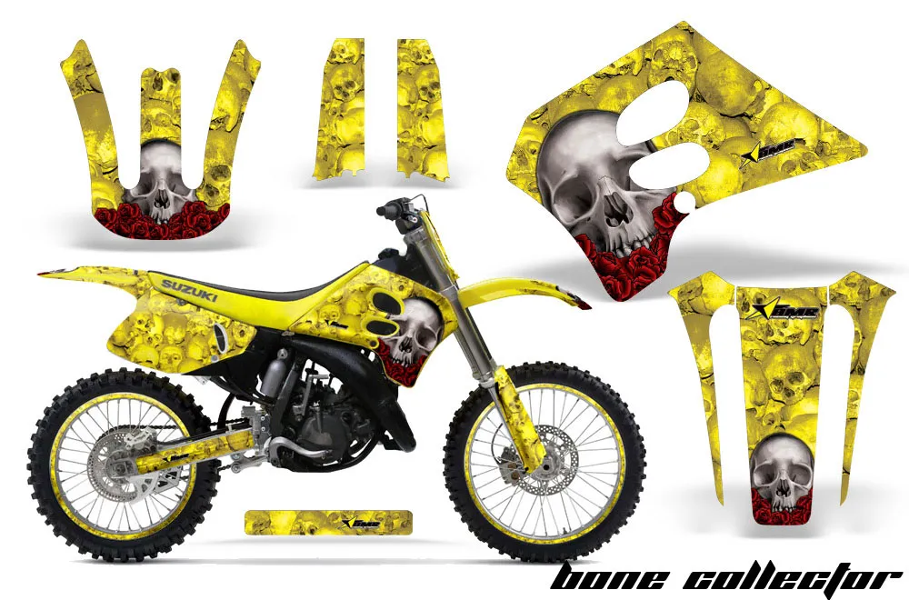 Suzuki RM 250 Dirt Bike Custom Graphic Kit - 1993-1995