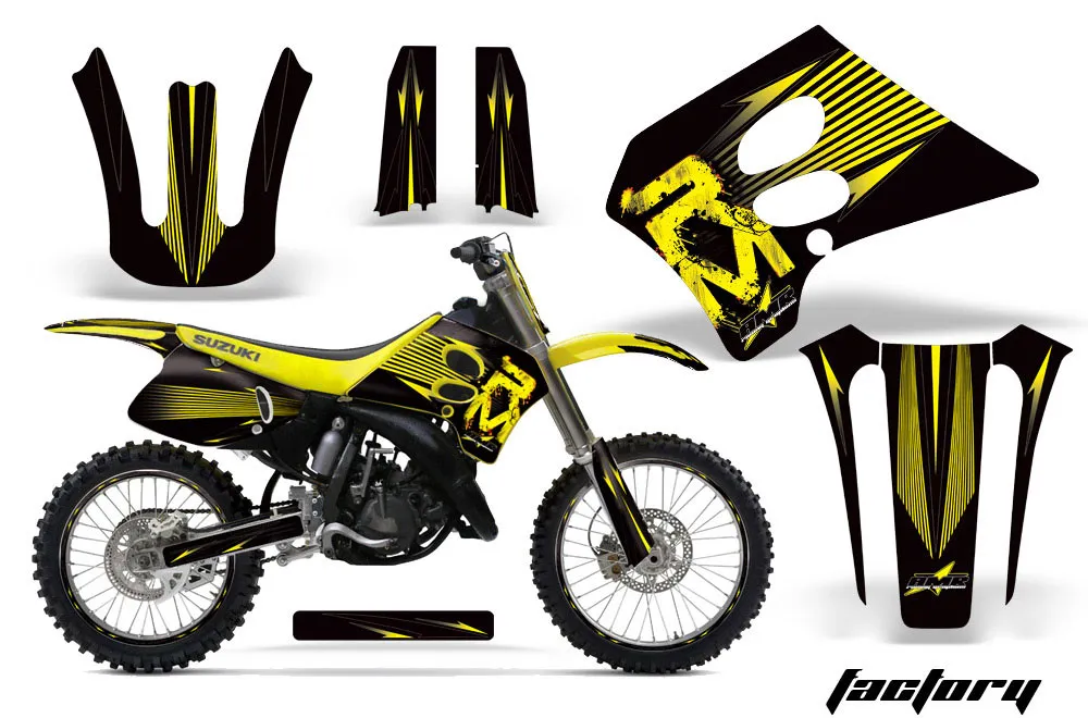 Suzuki RM 250 Dirt Bike Custom Graphic Kit - 1993-1995