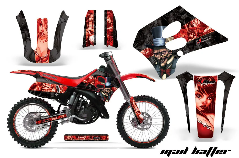 Suzuki RM 250 Dirt Bike Custom Graphic Kit - 1993-1995