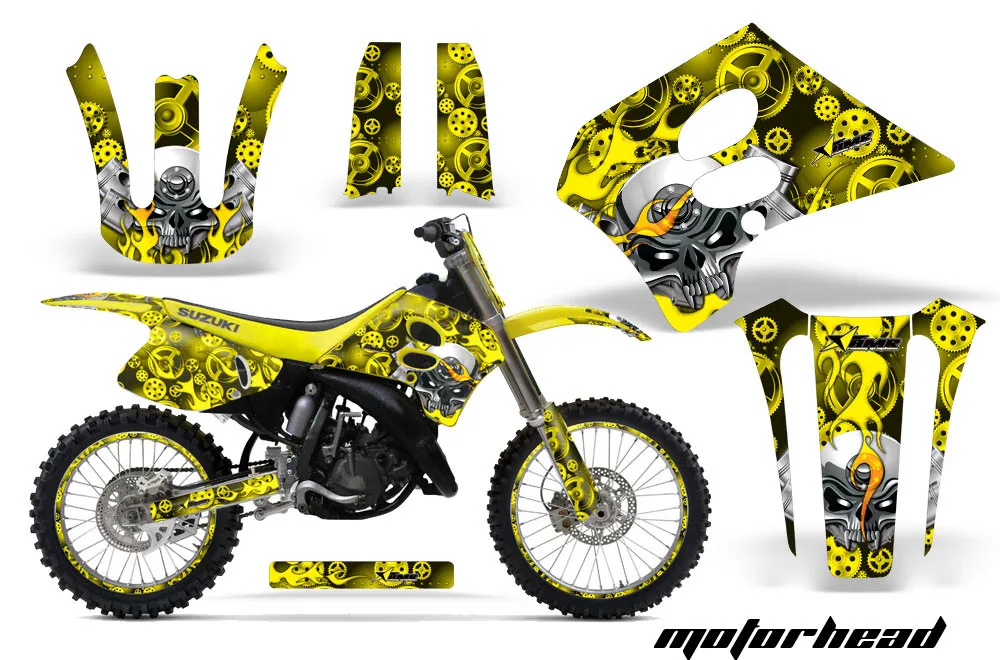 Suzuki RM 250 Dirt Bike Custom Graphic Kit - 1993-1995