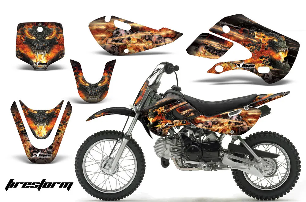 Suzuki RM 65 Dirt Bike Custom Graphic Kit - All Years