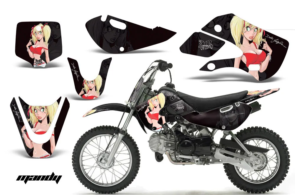 Suzuki RM 65 Dirt Bike Custom Graphic Kit - All Years