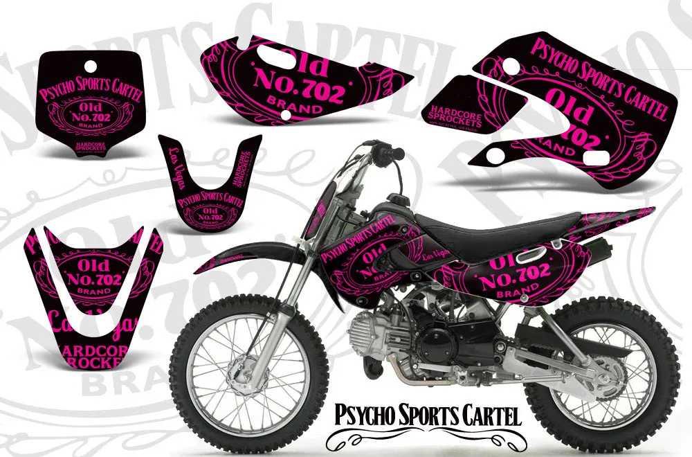 Suzuki RM 65 Dirt Bike Custom Graphic Kit - All Years