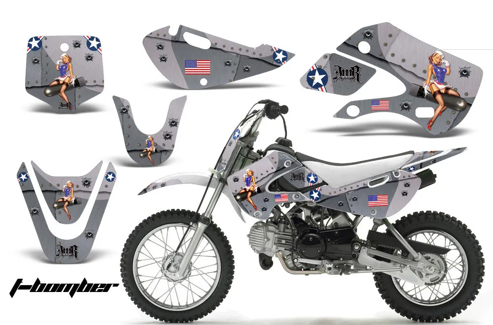Suzuki RM 65 Dirt Bike Custom Graphic Kit - All Years