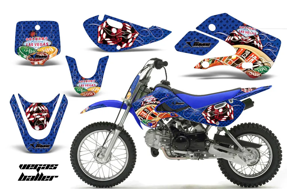Suzuki RM 65 Dirt Bike Custom Graphic Kit - All Years