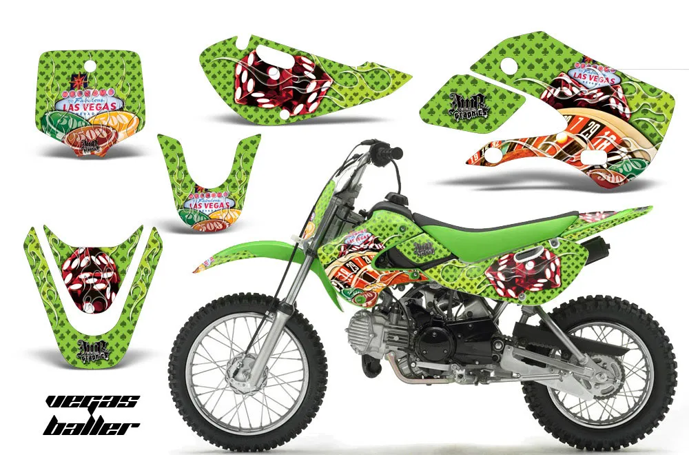 Suzuki RM 65 Dirt Bike Custom Graphic Kit - All Years