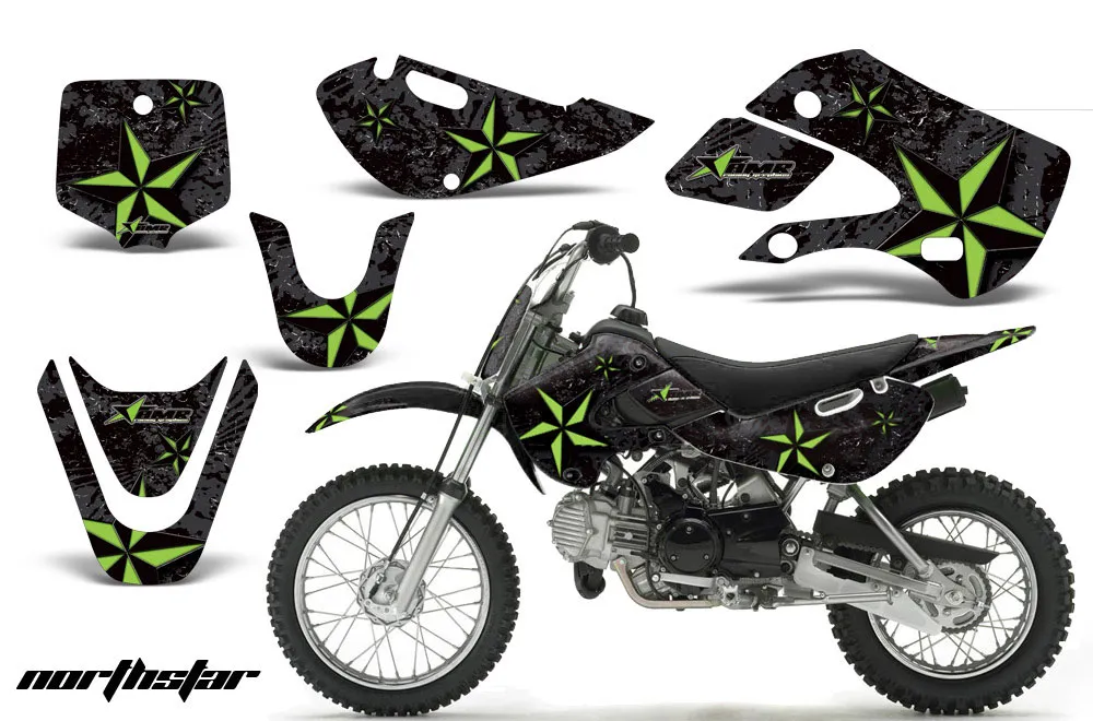 Suzuki RM 65 Dirt Bike Graphic Kit - All Years NorthStar Black