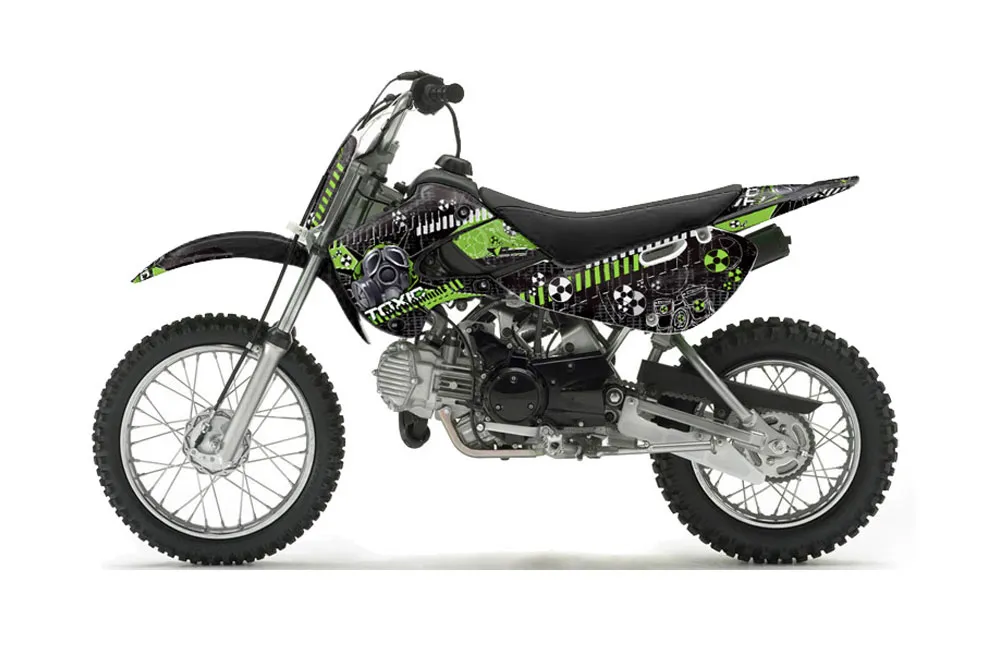 Suzuki RM 65 Dirt Bike Graphic Kit - All Years Toxicity Green