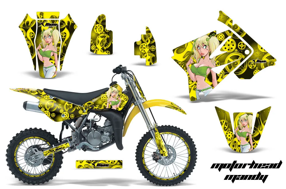 Suzuki RM 85 Dirt Bike Custom Graphic Kit - 2001-2023