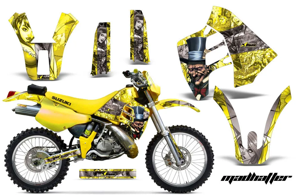 Suzuki RMX 250 Dirt Bike Custom Graphic Kit - 1989-1998