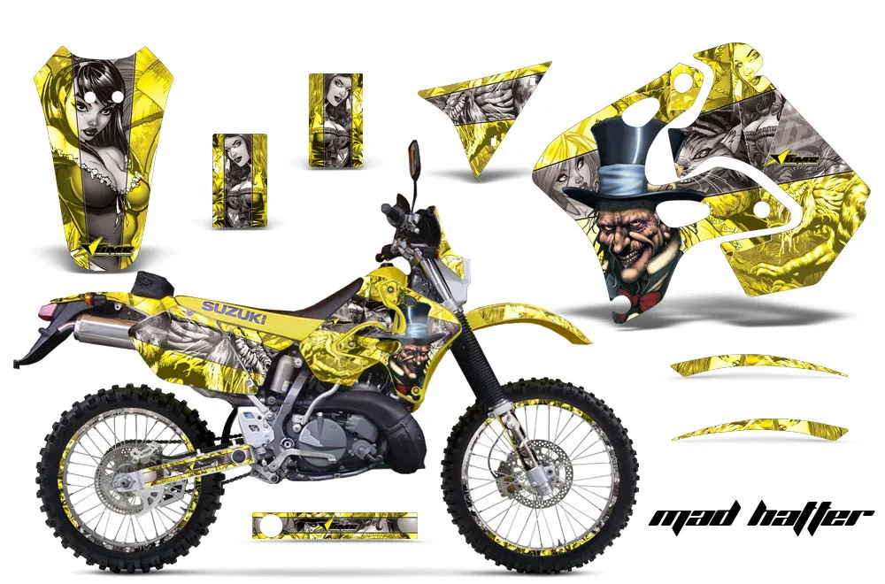 Suzuki RMX 250 S Dirt Bike Custom Graphic Kit - 1996-1998