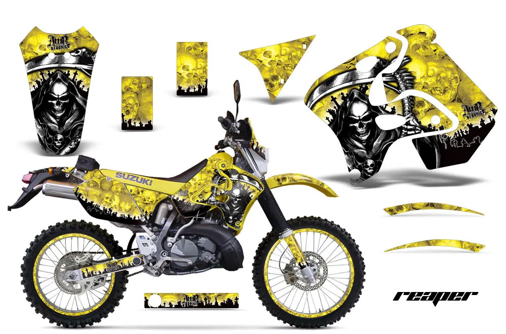 Suzuki RMX 250 S Dirt Bike Custom Graphic Kit - 1996-1998