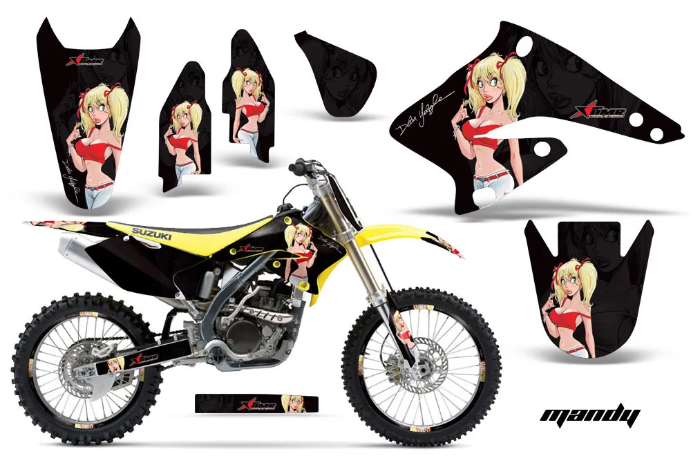 Suzuki RMZ 250 Dirt Bike Custom Graphic Kit - 2004-2006
