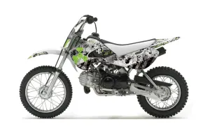Suzuki DRZ 110 Dirt Bike Graphic Kit - All Years Meltdown Green
