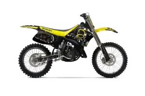 Suzuki RM 250 Dirt Bike Graphic Kit - 1993-1995 Reaper Black