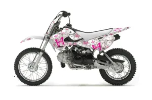 Suzuki RM 65 Dirt Bike Graphic Kit - All Years Butterfly White