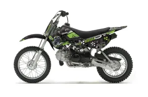 Suzuki RM 65 Dirt Bike Graphic Kit - All Years Toxicity Green