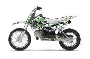 Suzuki RM 65 Dirt Bike Graphic Kit - All Years Toxicity White